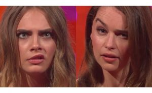 Watch Cara Delevingne & Emilia Clarke Compete in Hilarious ‘Eyebrow-Off’ Watch Cara Delevingne & Emilia Clarke Compete in Hilarious ‘Eyebrow-Off’