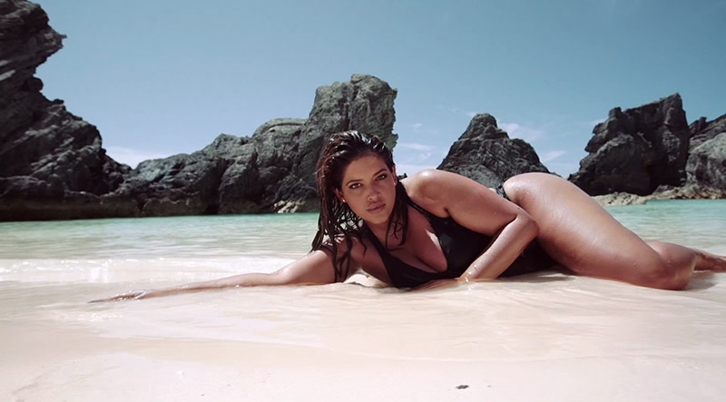 Curvy Model Denise Bidot Goes Unretouched in SwimsuitsforAll Video