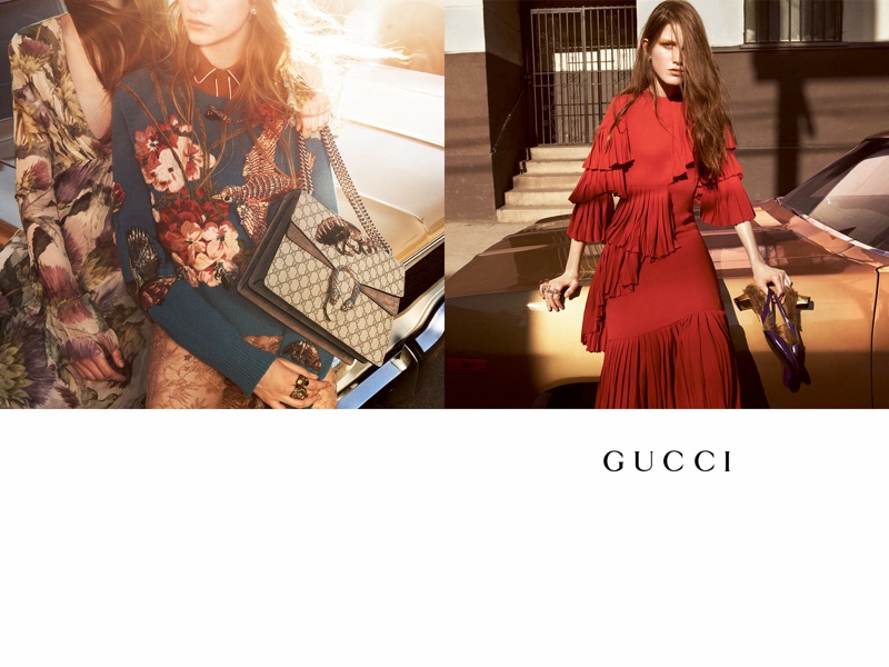 Gucci went to the streets of Los Angeles for its fall-winter 2015 campaign photographed by Glen Luchford.