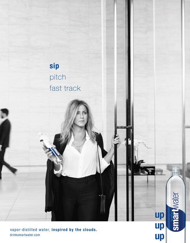 Jennifer Aniston stars in Smartwater campaign