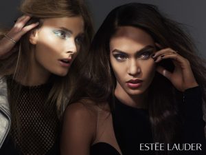 Joan Smalls + Constance Jablonski Wow in Estee Lauder Images Joan Smalls + Constance Jablonski Wow in Estee Lauder Images