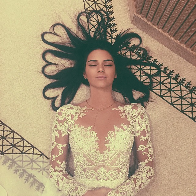 Kendall Jenner currently has the most-liked Instagram photo with over 2.6 million likes. The image features her hair shaped as hearts. 