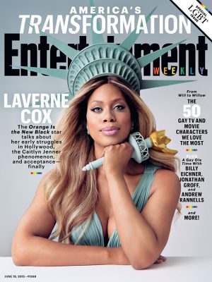 OITNB's Laverne Cox is Lady Liberty on Entertainment Weekly Cover