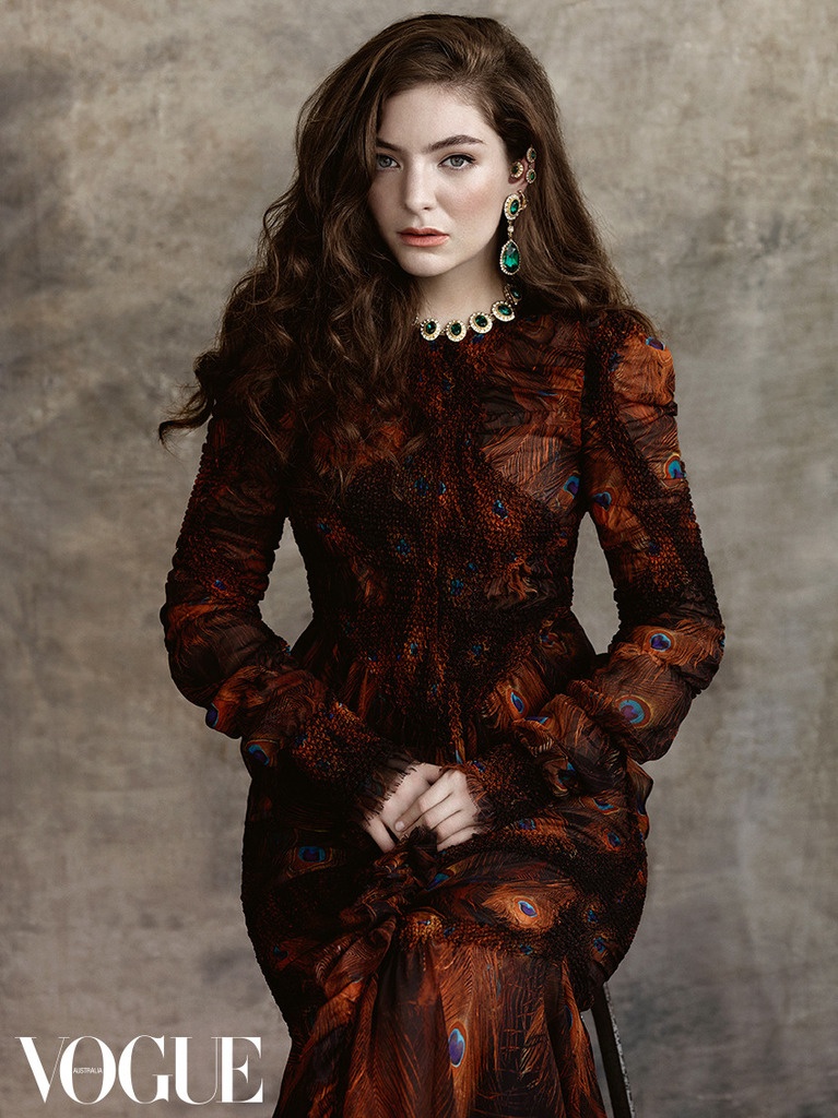 Lorde is Sitting Pretty for Her First Vogue Australia Cover