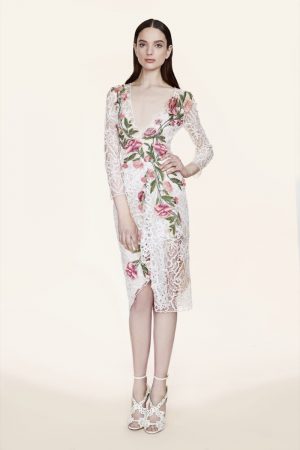 Marchesa Offers Romantic Florals for Resort 2016