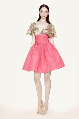 Marchesa Offers Romantic Florals for Resort 2016