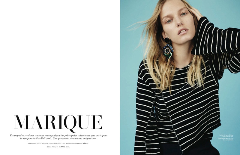 Marique Schimmel Stars in L’Officiel Mexico July/August 2015 Issue ...