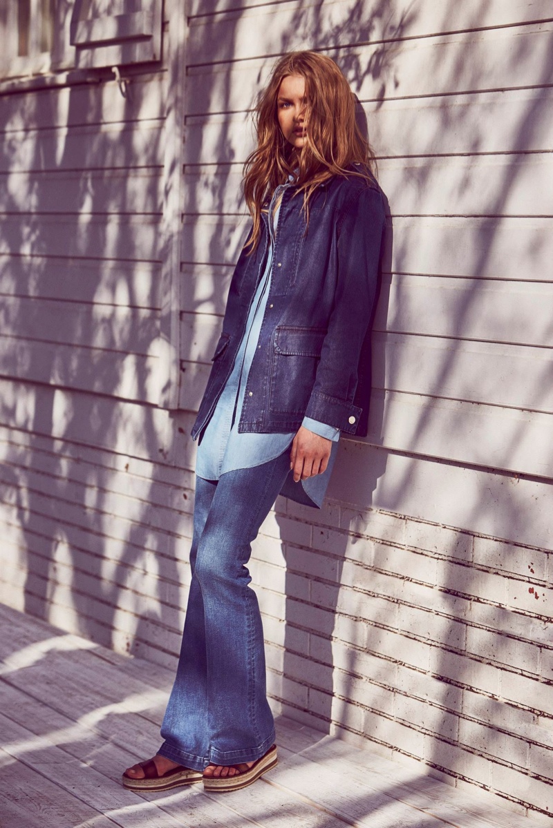 Aneta Pajak Wears Relaxed Style in Massimo Dutti’s June Lookbook
