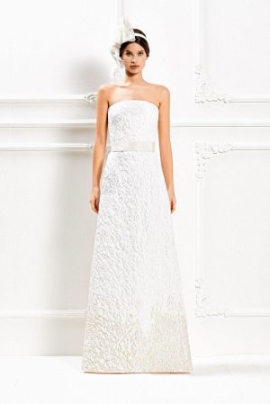 MAX MARA Bridal - unstructured crepon dress | Harvey Nichols