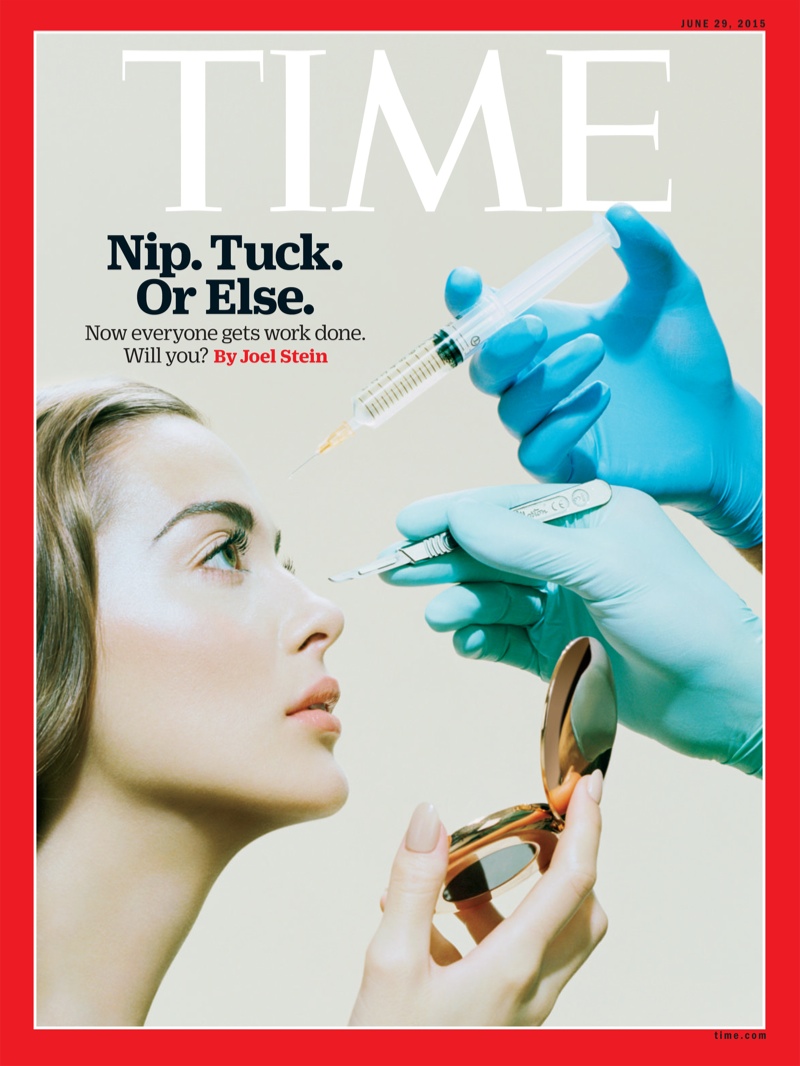 Miles Aldridge Lenses Plastic Surgery Inspired Spread for Time Magazine