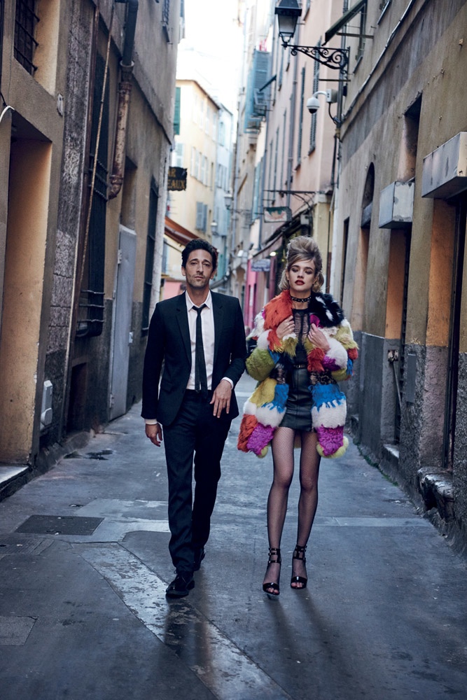 Natalia Vodianova + Adrien Brody Have a Romantic Getaway for Vogue by Peter Lindbergh
