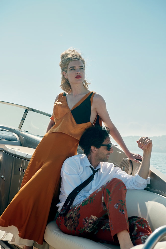 Natalia Vodianova + Adrien Brody Have a Romantic Getaway for Vogue by Peter Lindbergh