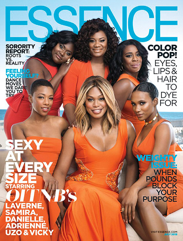 The cast of Orange is the New Black covers Essence Magazine's July 2015 issue