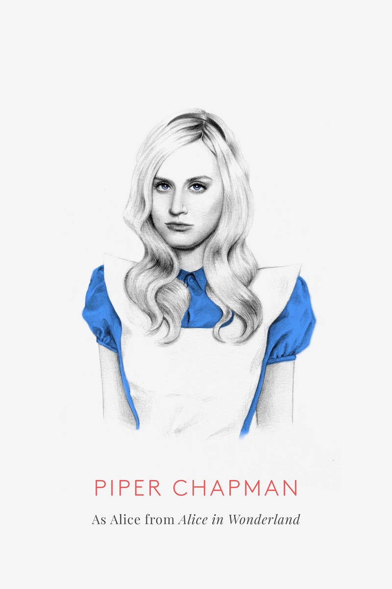 Piper Chapman as Alice from 'Alice in Wonderland'