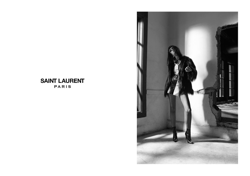 Flo Dron is Punk Glam in Saint Laurent’s Fall 2015 Ads | Page 2 ...