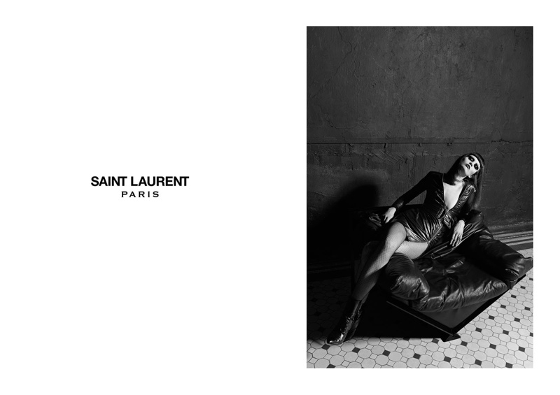 Saint Laurent asymmetrical dress