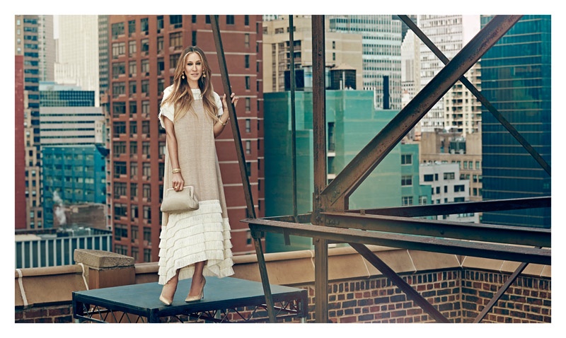 Sarah Jessica Parker Wears Shoe Collection in anaZahra Shoot by An Le