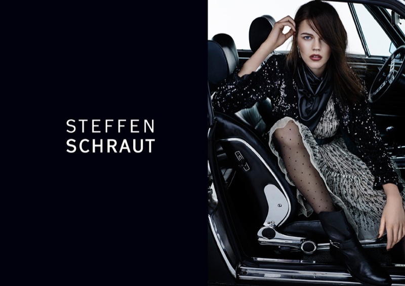 Antonia Wesseloh Fronts Steffen Schraut Fall 2015 Ads
