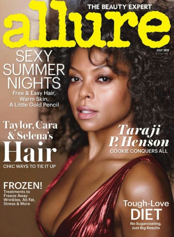 Taraji P. Henson on July 2015 cover of Allure Magazine