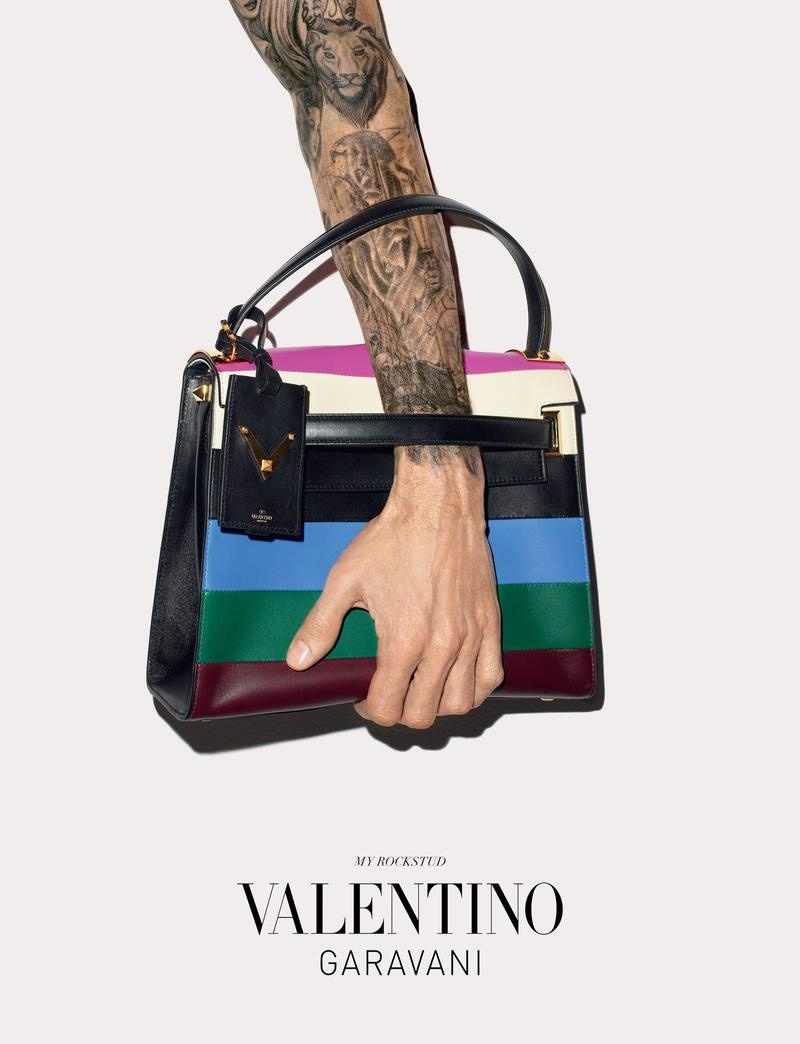 Valentino Has Us Seeing Stripes for Its Fall Accessories Campaign