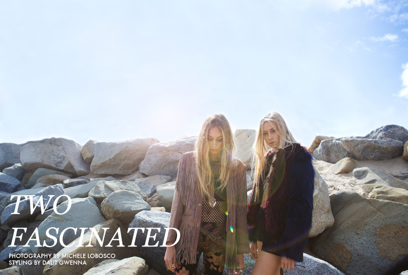 Shannon and Cait Barker star in 'Two Fascinated' photographed by Michele LoBosco