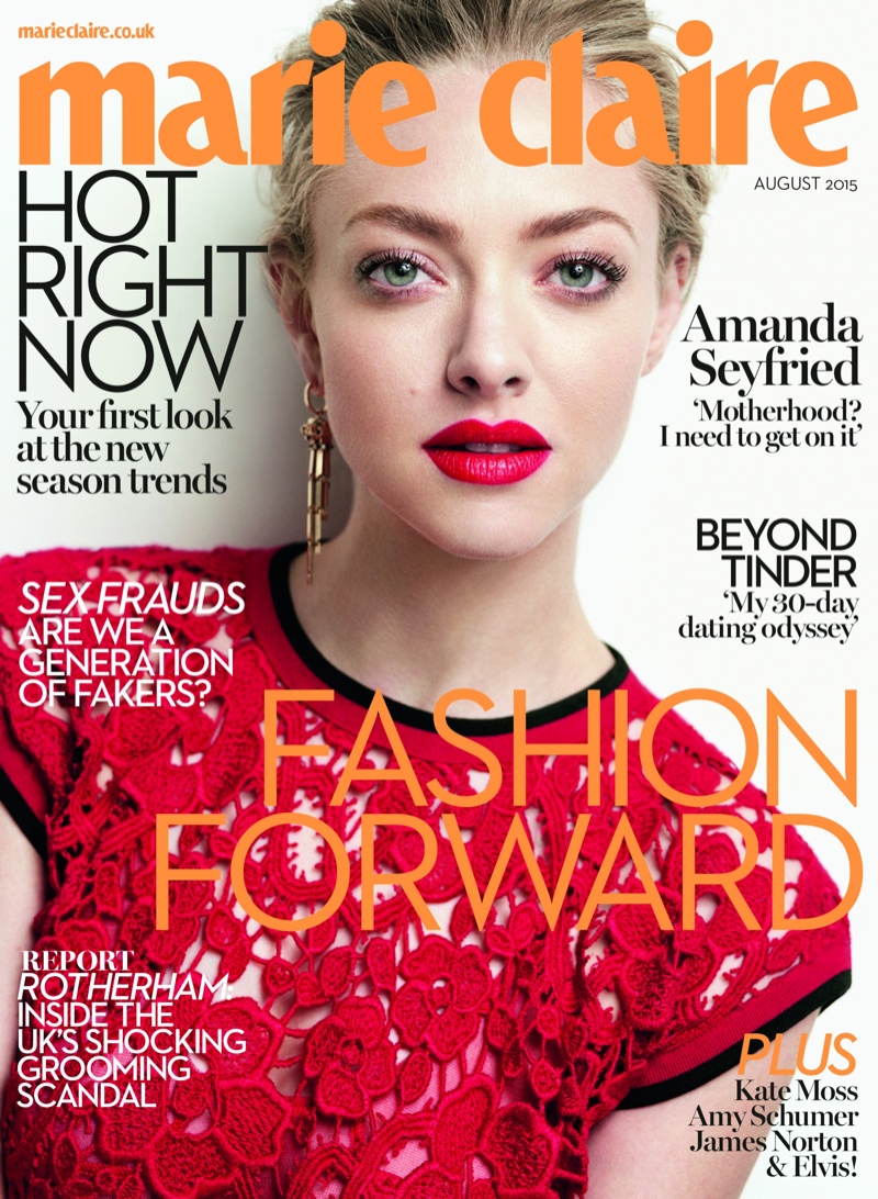 Amanda Seyfried Stars in Marie Claire UK Talks Wanting 