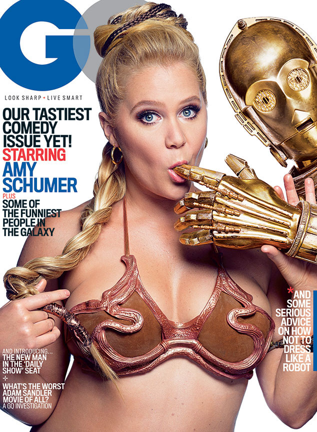 Amy Schumer Gets Cheeky for Star Wars Themed GQ Cover