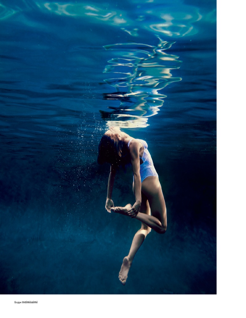 Ana Beatriz Barros Goes Poolside for Cover Story of L’Officiel Russia