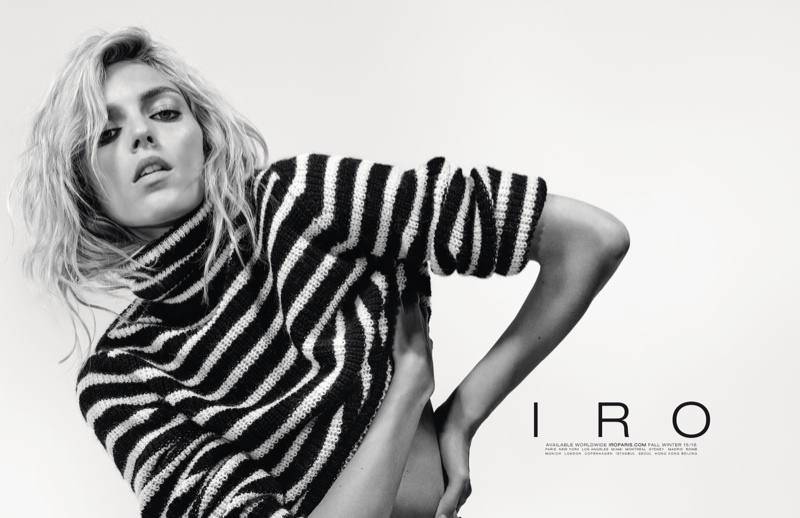 Anja Rubik is Effortlessly Chic in IRO’s Fall 2015 Ads