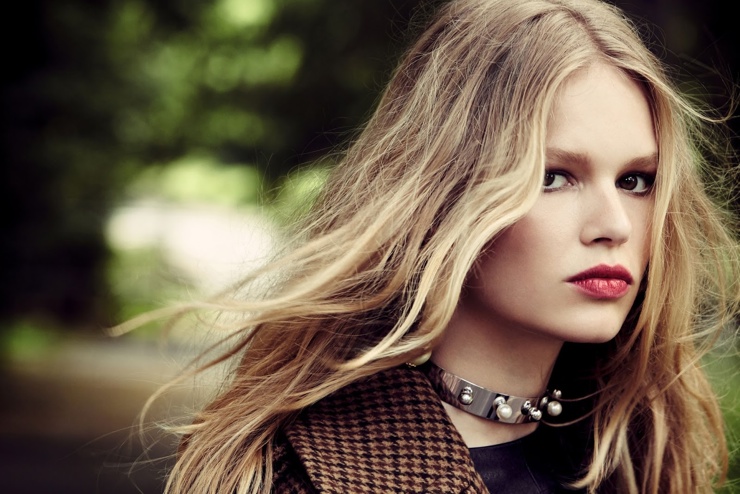 Anna Ewers Looks Ready for Fall in August Cover Story of Vogue China