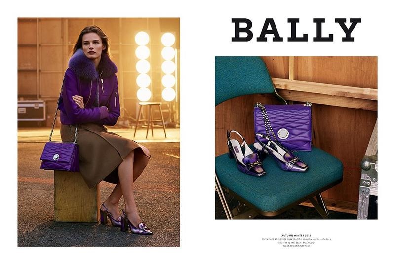 Edita Vilkeviciute Fronts Bally Fall 2015 Ads