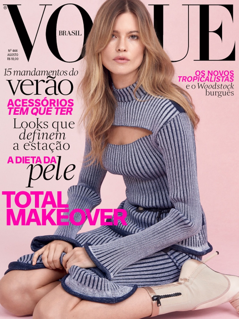 Behati Prinsloo on the August 2015 cover of Vogue Brazil