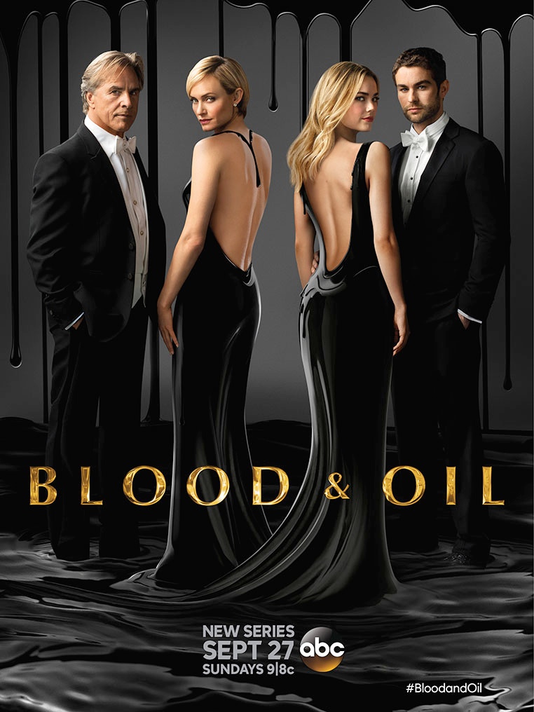 Blood and Oil television poster. Photo: ABC