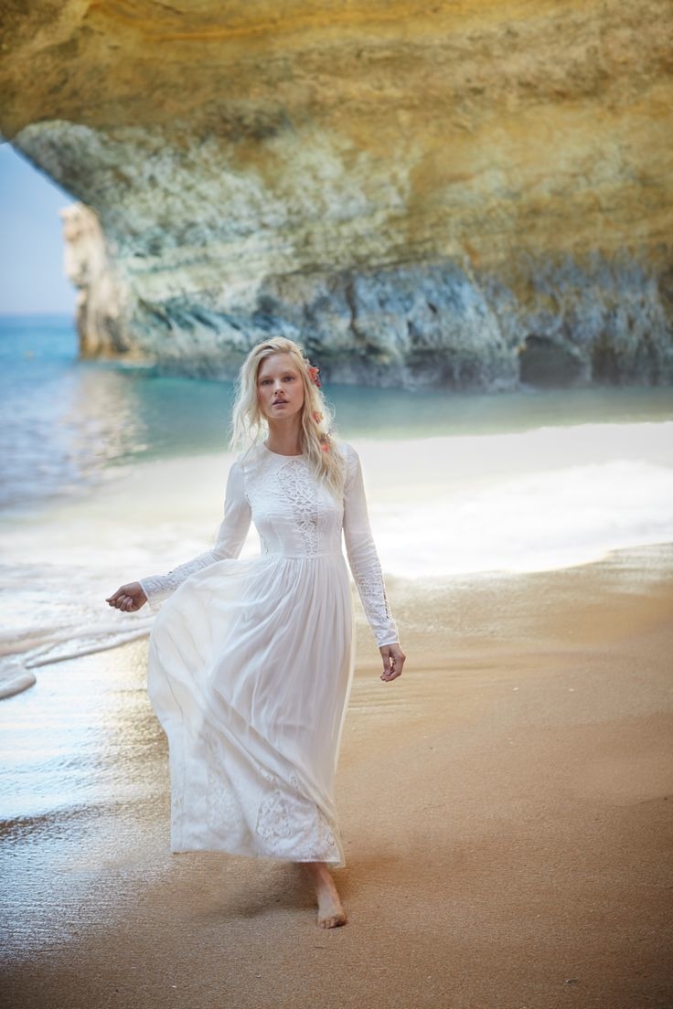 Hannah Holman Gets Swept Away in BHLDN's Bohemian Bridal Selection