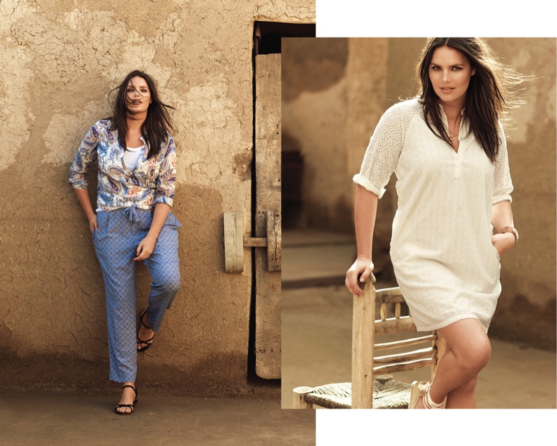 Candice Huffine is a Summer Beauty in Violeta Catalogue