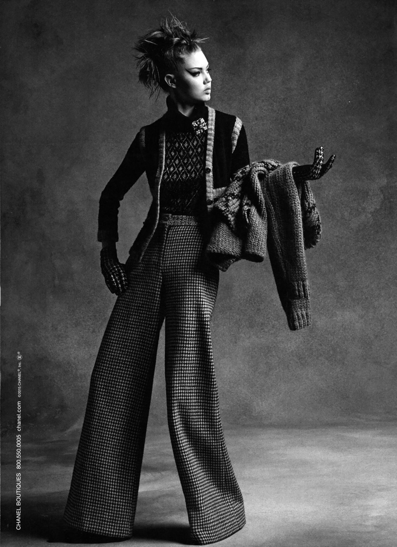 Lindsey Wixson in Chanel fall-winter 2015 advertising campaign