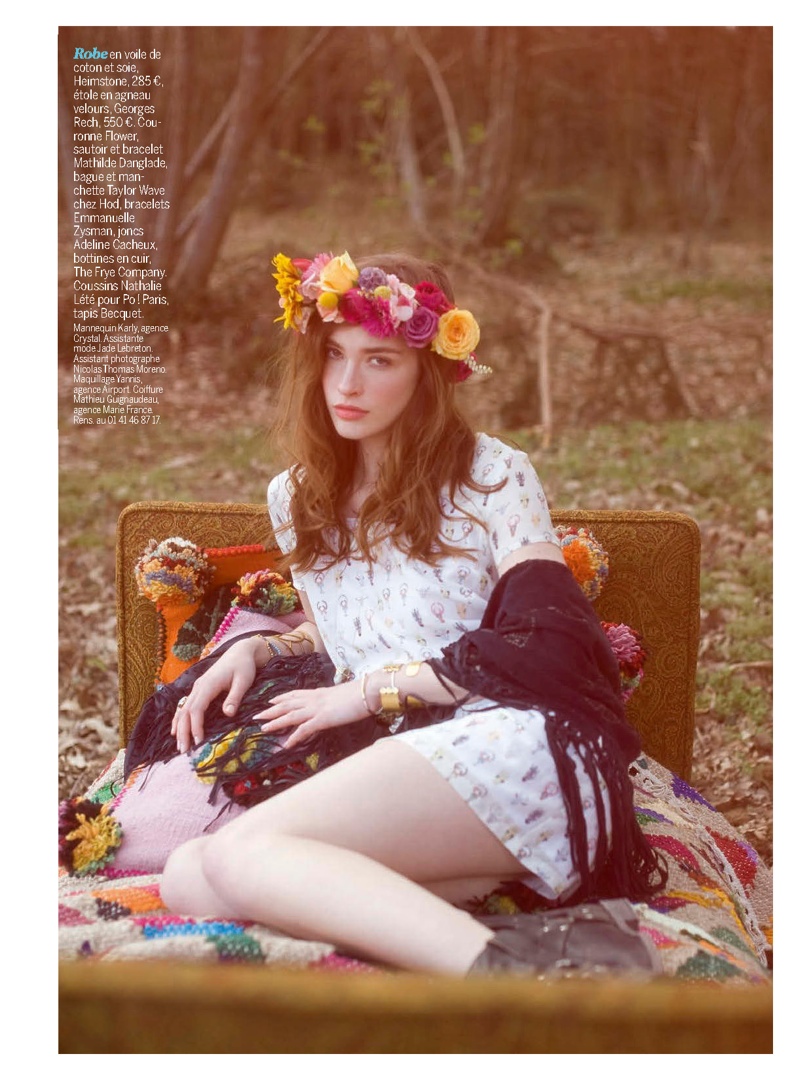 Karly McNeil Wears Coachella Style for Cosmopolitan France by Nicolas ...