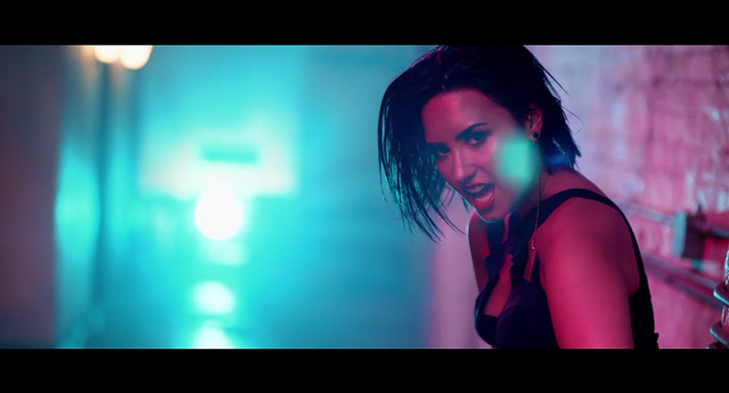 Demi Lovato in 'Cool for the Summer' video