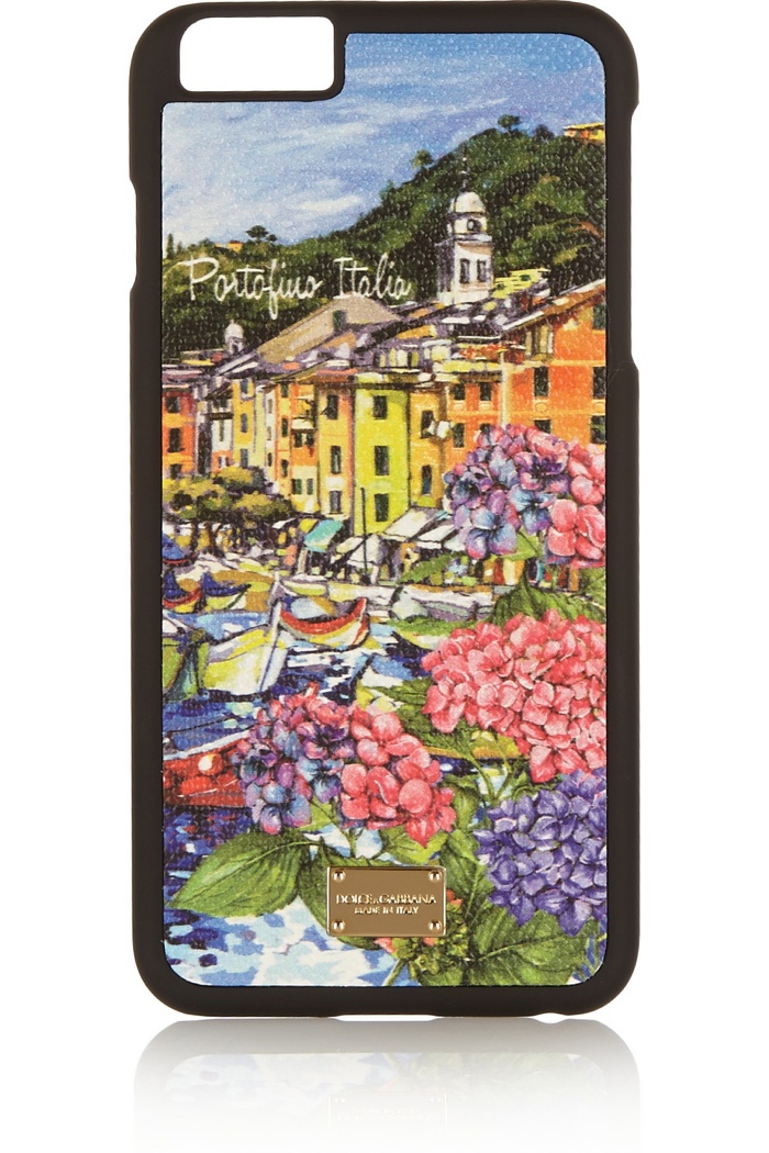 Dolce & Gabbana Portofino Leather iPhone 6 Plus Case available for $215