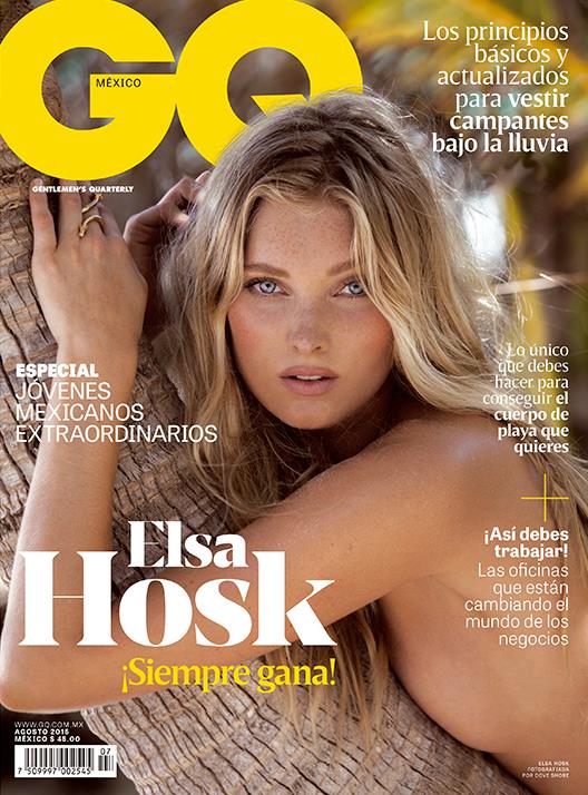 Elsa Hosk on GQ Mexico August 2015 Cover