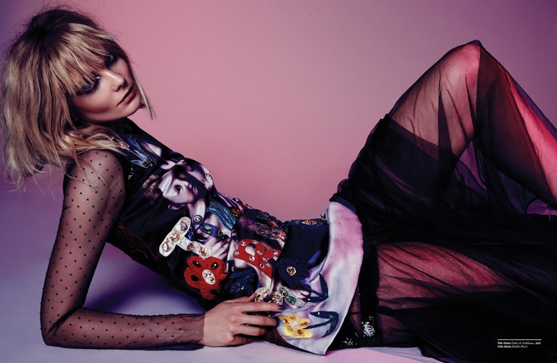 Eniko Mihalik Wears Fashion with Edge for Cover Story of MANIFESTO