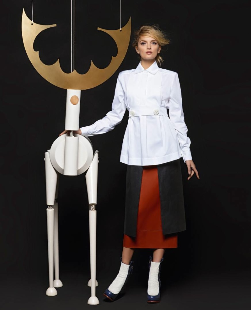 Kendall Jenner + Lily Donaldson Pose with Puppets in Fendi's Fall 2015 Ads