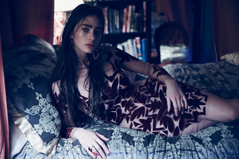 Marine Deleeuw is a ‘Gypsy Dreamer’ in For Love & Lemons’ Fall Lookbook