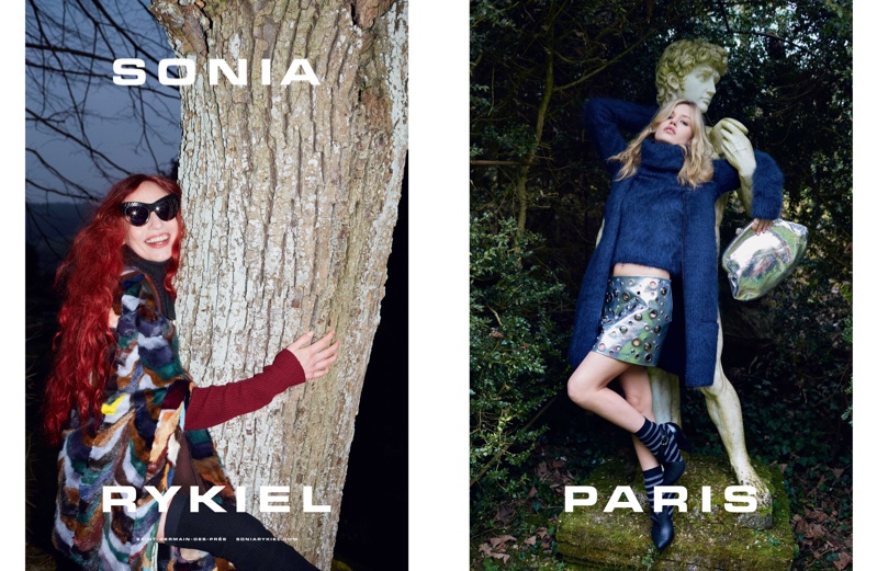 Georgia May and Lizzy Jagger for Sonia Rykiel fall-winter 2015 ad campaign