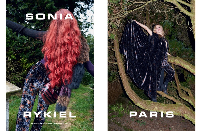 Georgia May and Lizzy Jagger for Sonia Rykiel fall-winter 2015 ad campaign