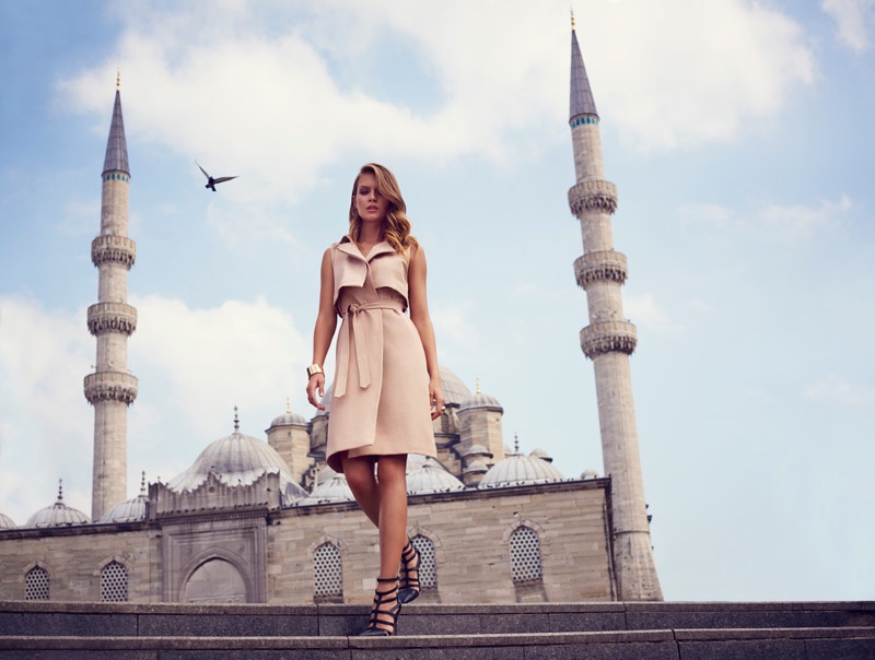 Josephine Skriver Travels to Istanbul for Kookai's Spring 2016 Campaign