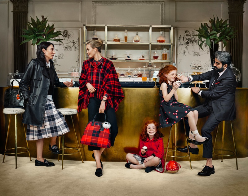 Karlie Kloss Makes a Case for Plaid in Kate Spade’s Fall 2015 Campaign
