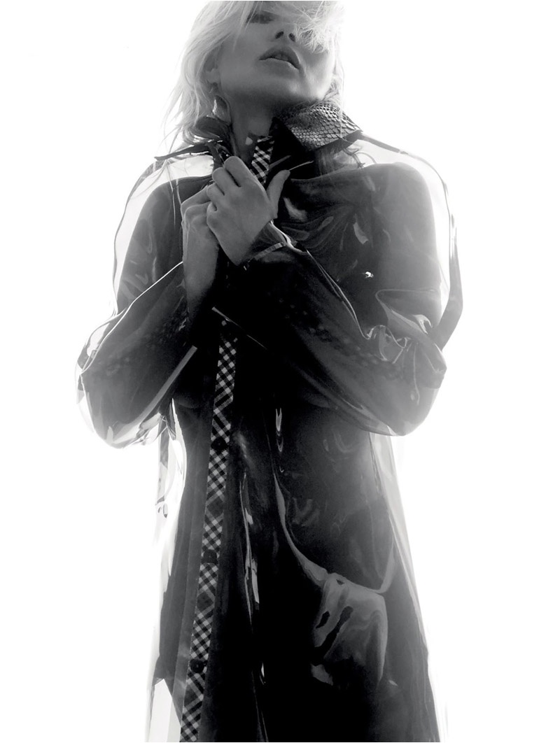 Kate Moss Embraces the Sheer Trend for Cover Story of LOVE