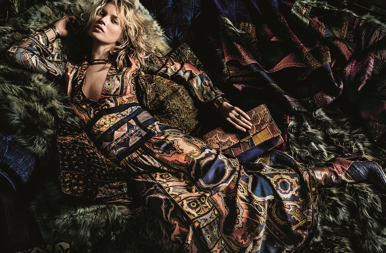 Kate Moss Goes Bohemian for Etro’s Fall 2015 Campaign