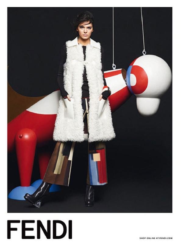 Kendall Jenner for Fendi fall-winter 2015 advertising campaign